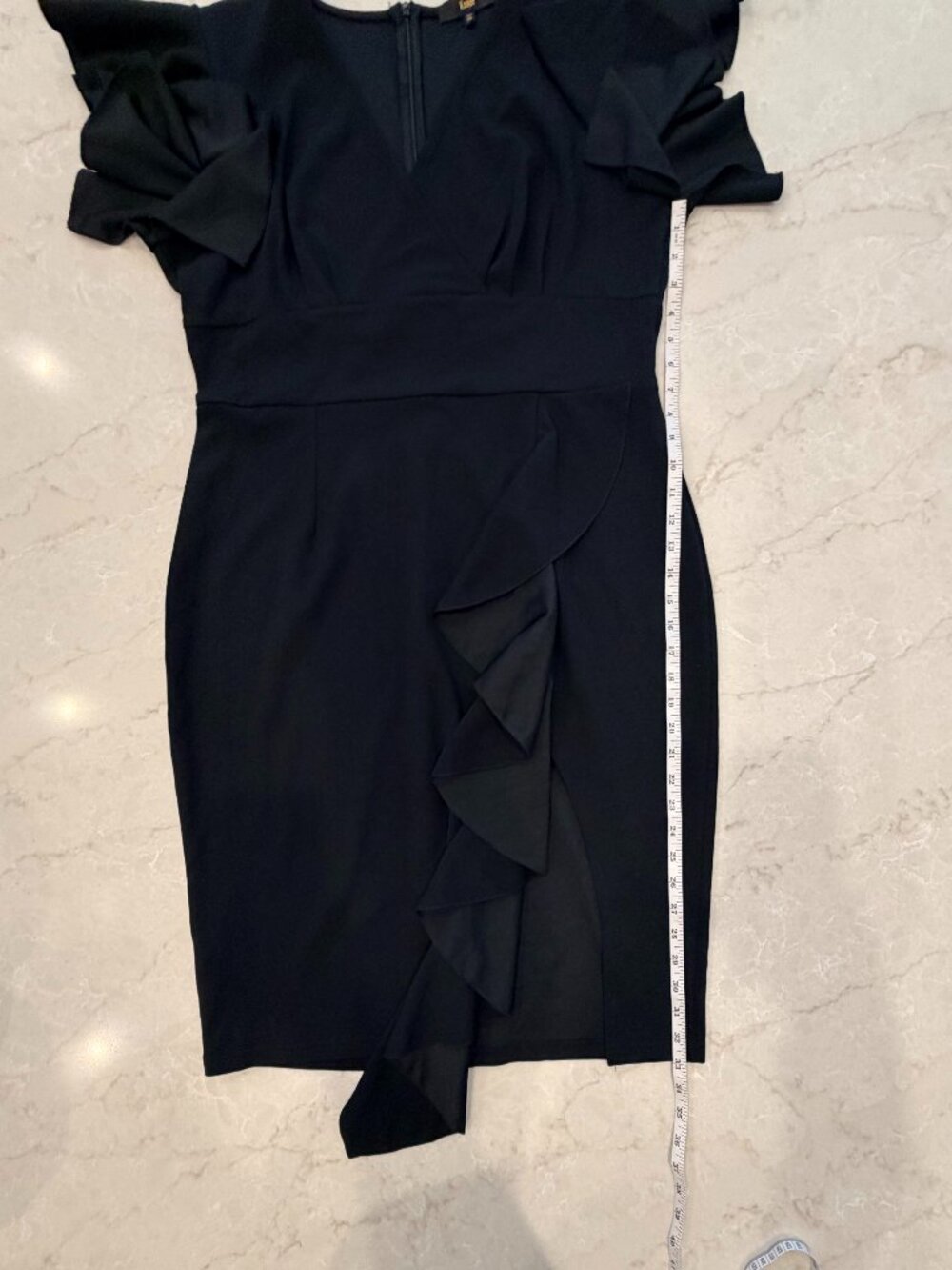 Knitee Black Cocktail Dress - Picture 8 of 14